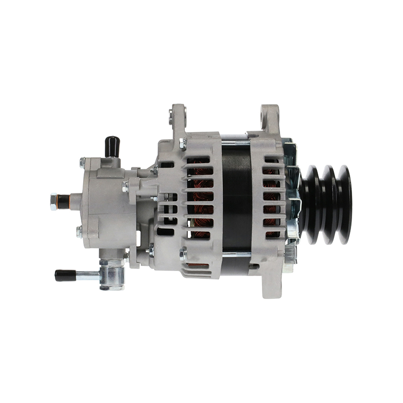 24V 80A 3PK Alternator pro ISUZU 4HE1/4HF1/4HK1 - Compatible cum HITACHI LR280 Series, WAI 12718N